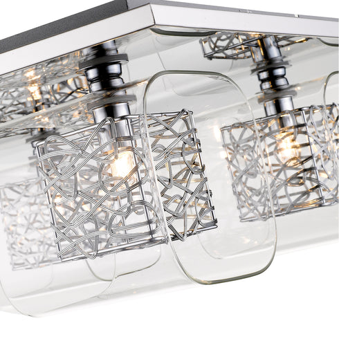 Flush Fitting Luminaire In Chrome LL00102